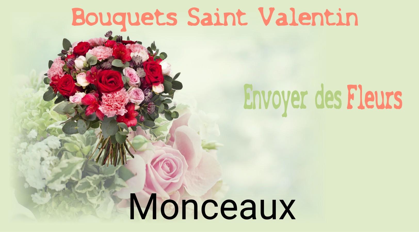 Roses de Saint-Valentin livrées à Monceaux